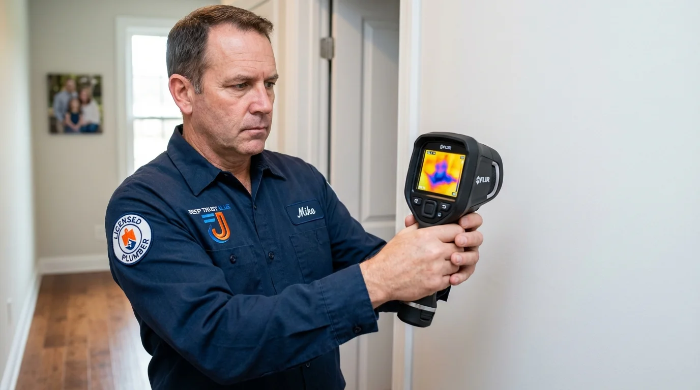Thermal imaging leak detection by Johns Plumbing LLC in Marks